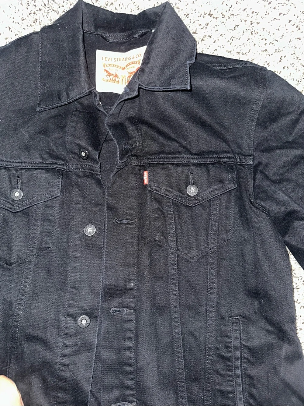 Levi's Black Denim Trucker Jacket